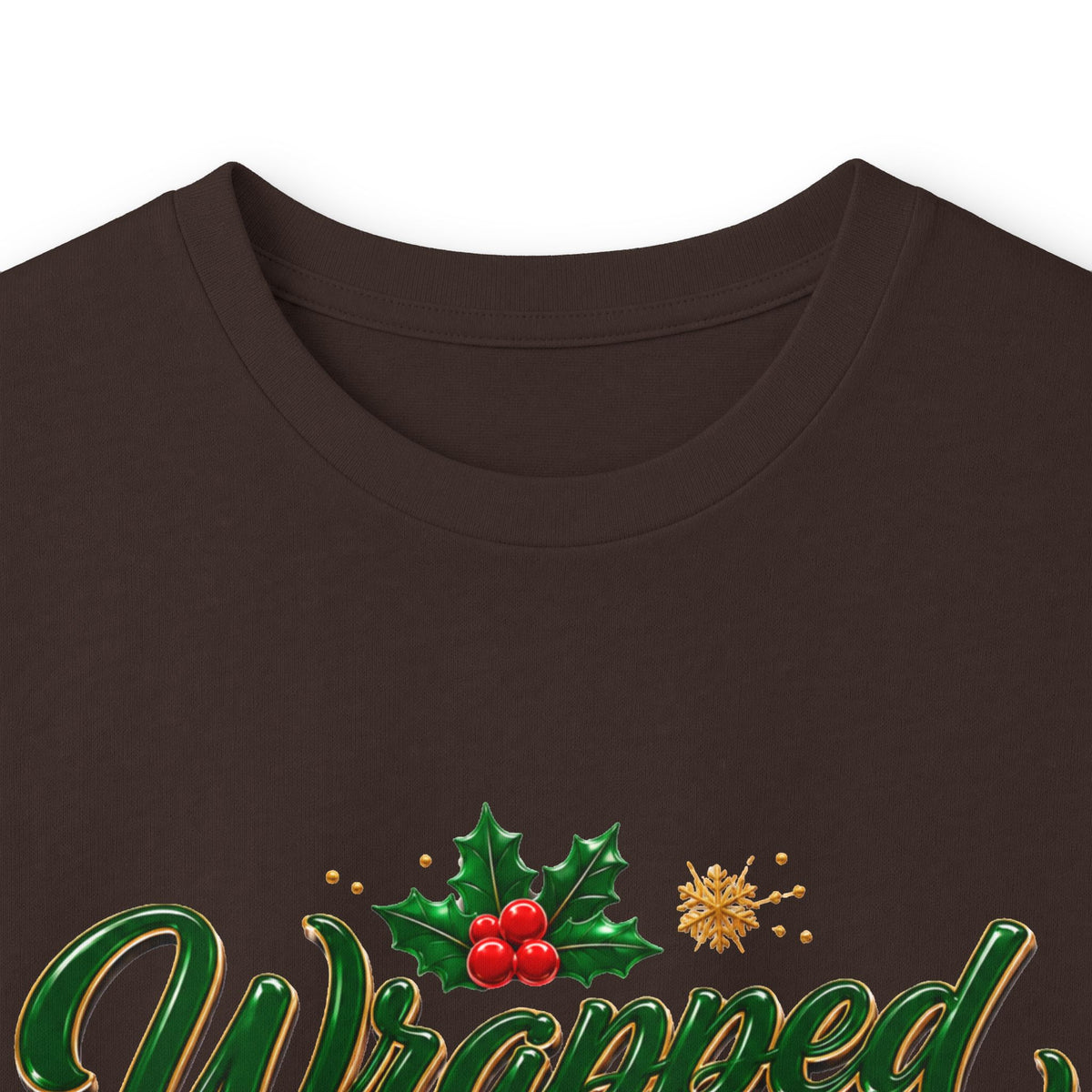 Long Sleeve Tee — "Wrapped in Christmas Love" Holiday Graphic Shirt