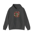 Christmas Crew Hoodie - Festive Pinecone & Wreath Holiday Sweatshirt