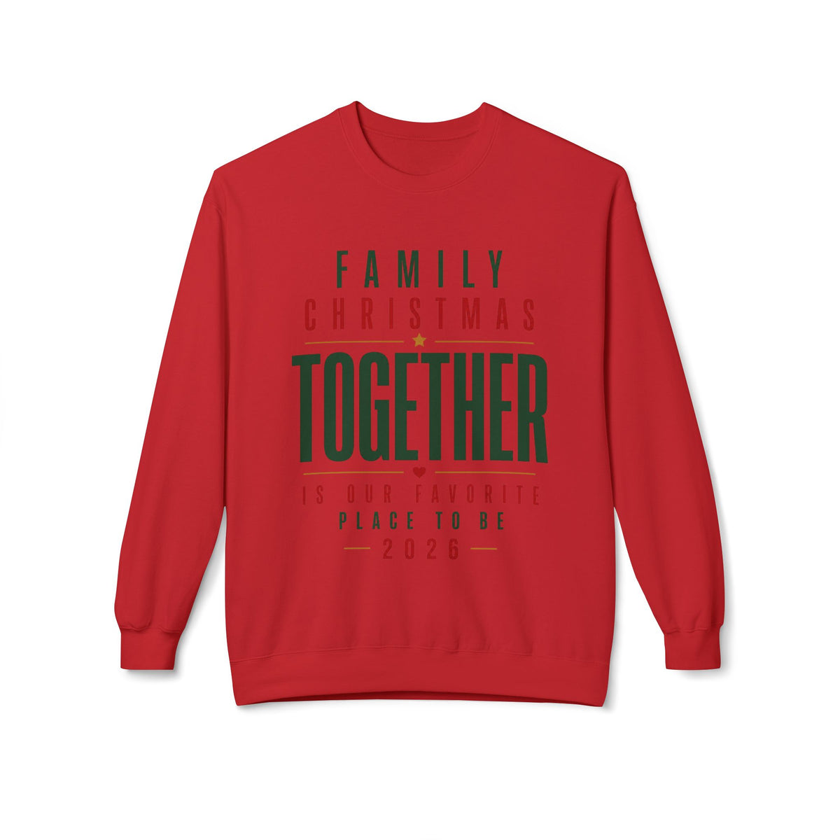 Family Christmas Together 2026 Crewneck Sweatshirt