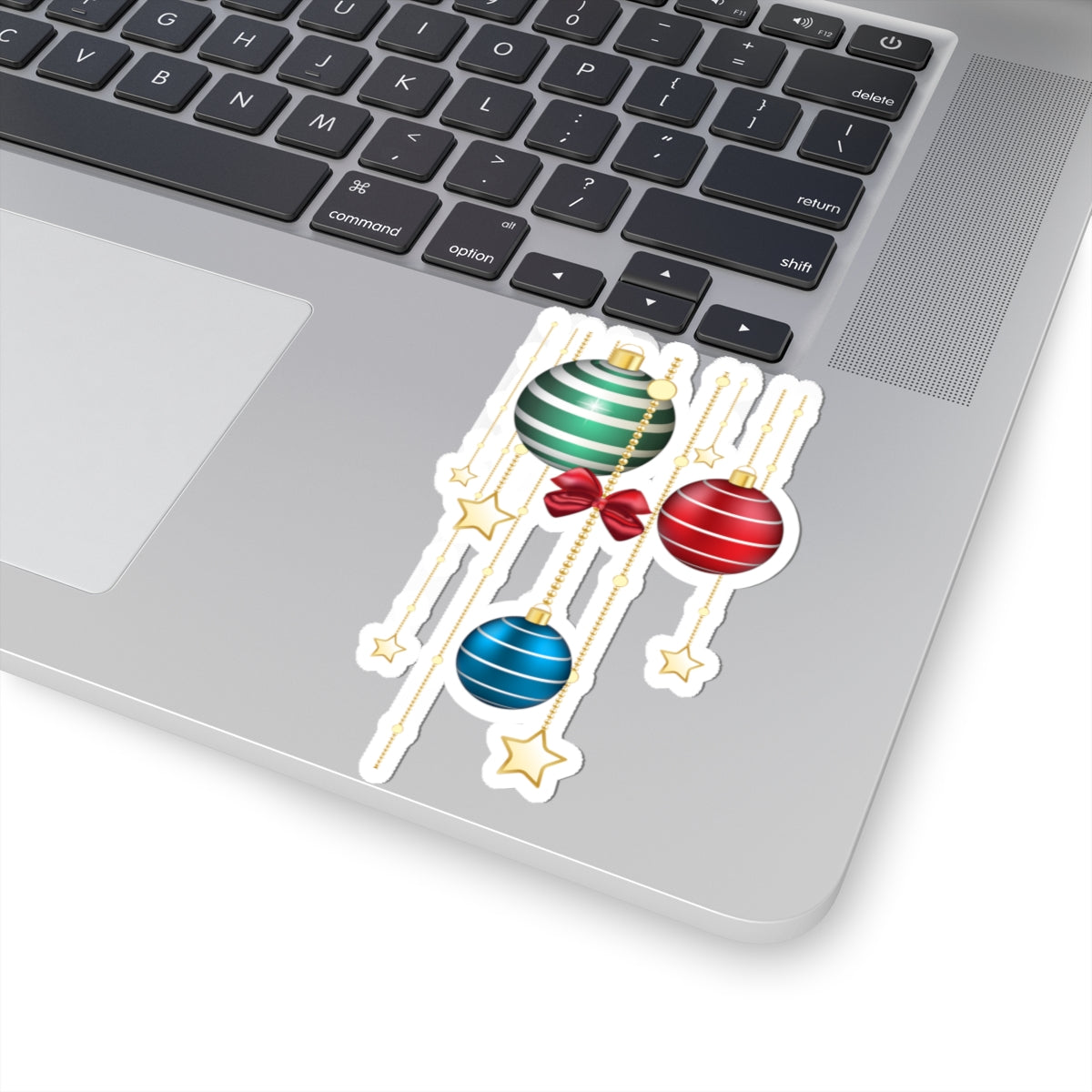 Christmas Ornament Stickers — Festive Kiss-Cut Holiday Decals