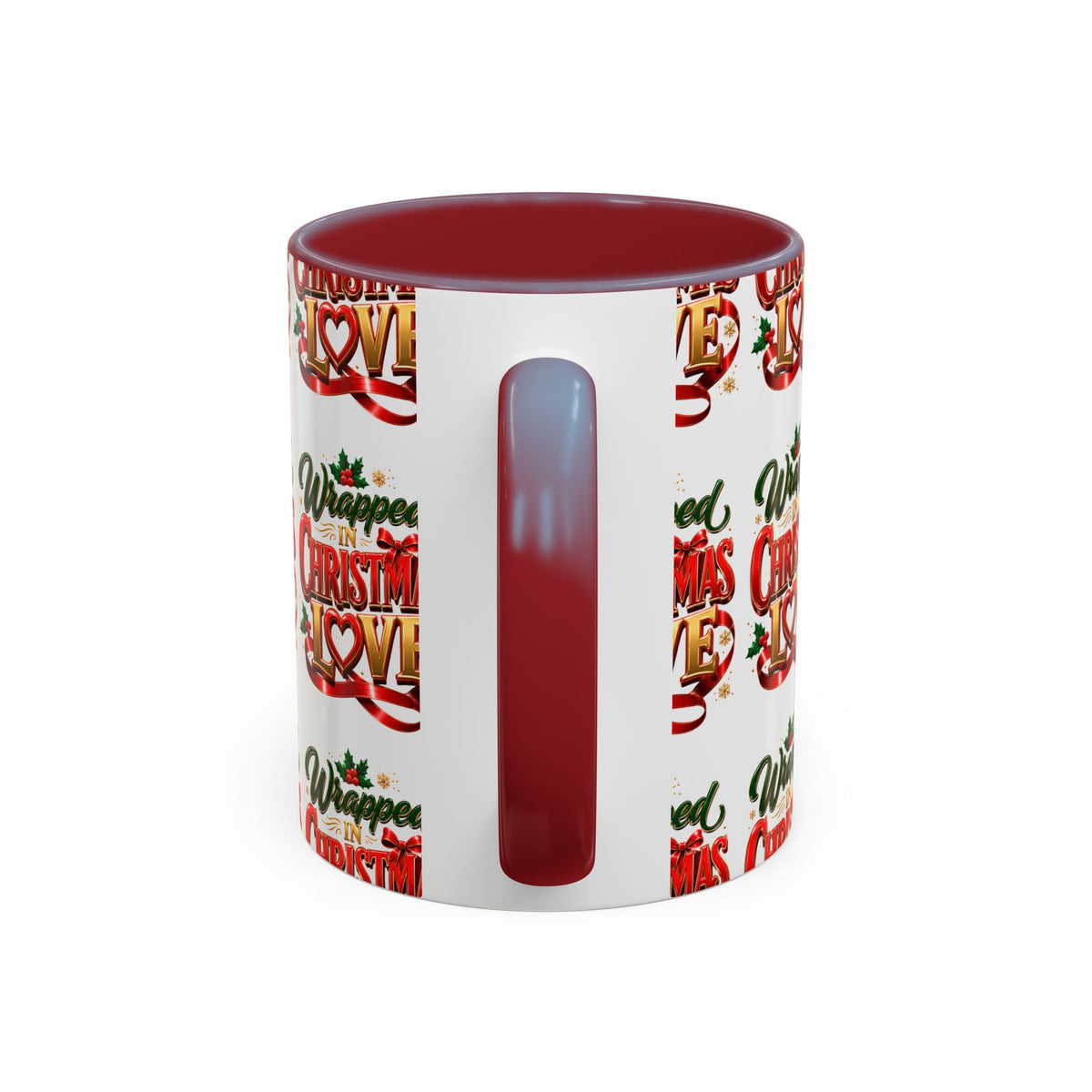 Wrapped Christmas Love Accent Coffee Mug – Festive Holiday Tea & Cocoa Cup