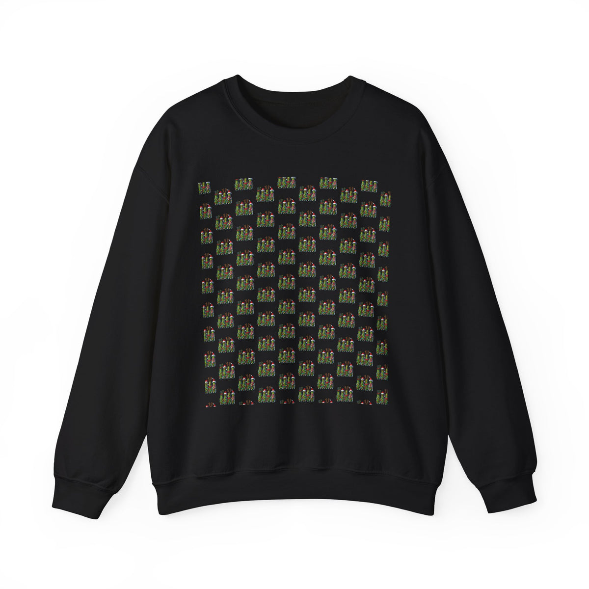 Garage Tools Pattern Crewneck Sweatshirt