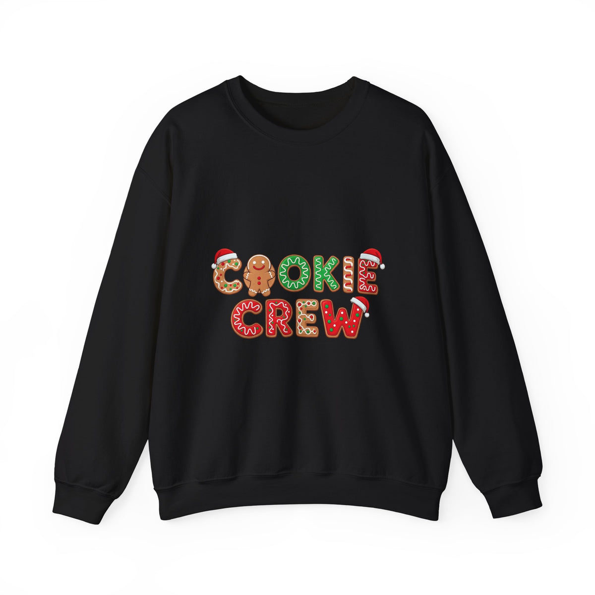 Cookie Crew Crewneck Sweatshirt — Cute Christmas Holiday Baking Graphic