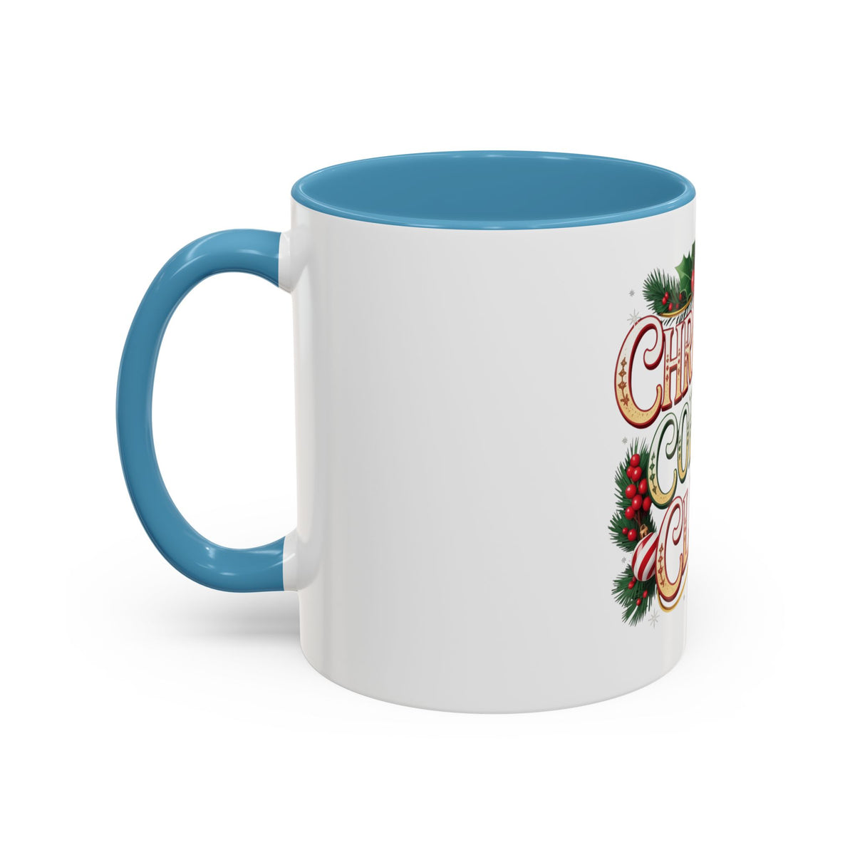 Christmas Coffee Club Mug — Holiday Coffee Lover Accent Mug (11/15 oz)