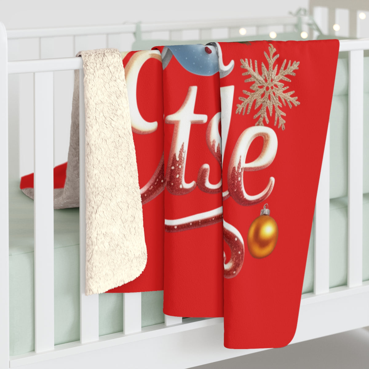 Baby It’s Cold Outside Christmas Sherpa Blanket