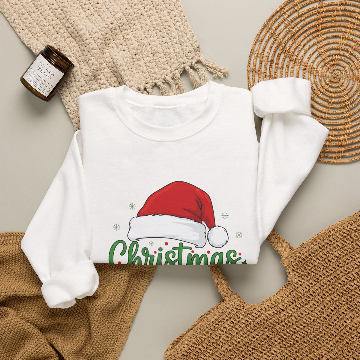 Christmas Crew Sweatshirt - Making Memories Together Holiday Crewneck