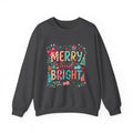 Merry and Bright Sweatshirt — Christmas Holiday Crewneck