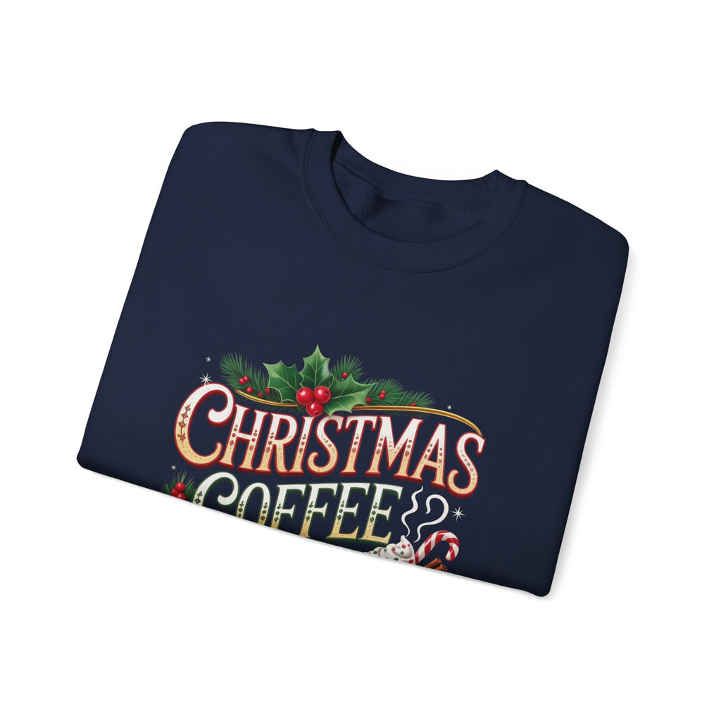 Christmas Coffee Club Sweatshirt — Cozy Holiday Crewneck for Coffee Lovers