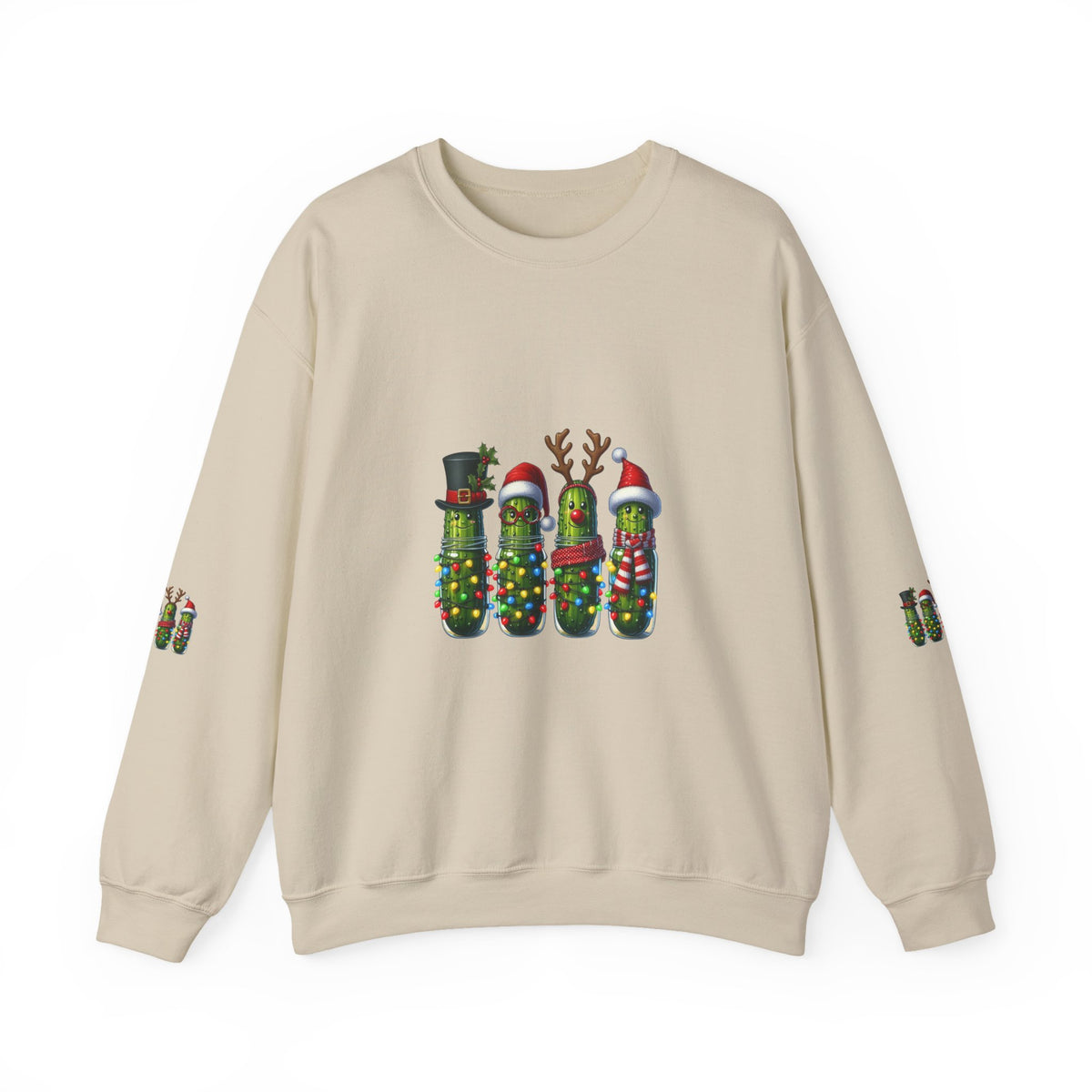 Christmas Pickle Crewneck Sweatshirt — Festive Pickle Family Holiday Sweatshirt
