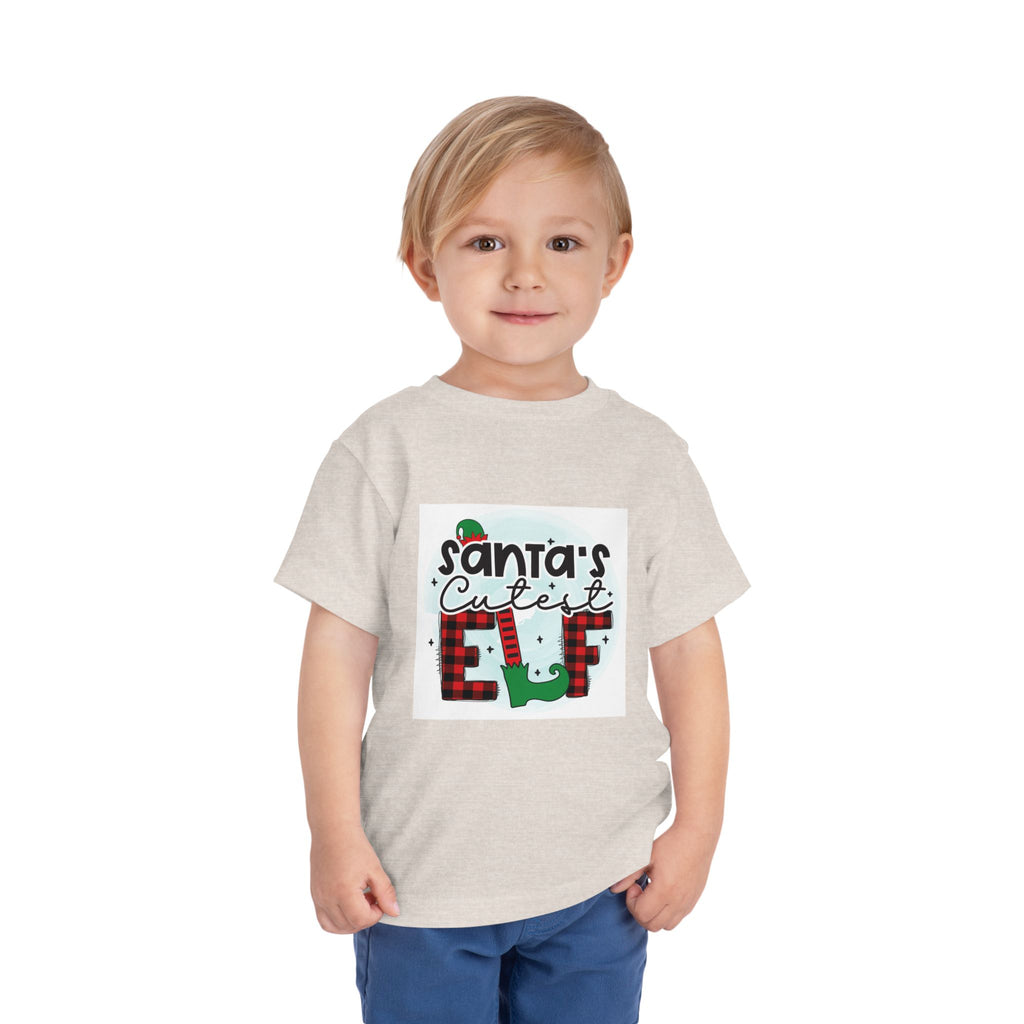 Santa's Cutest Elf Toddler Tee