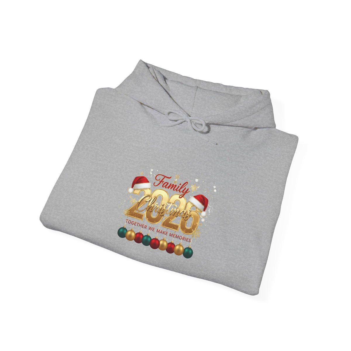 2026 Family Christmas Hoodie - "Together We Make Memories" Holiday Sweatshirt