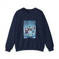 Holiday Ice Skaters Crewneck Sweatshirt — Vintage Winter Carolers Design