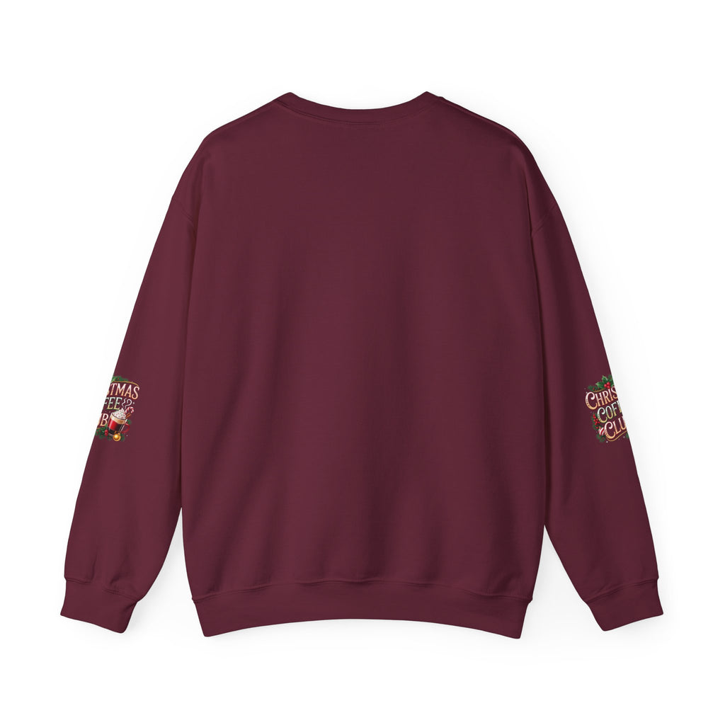 Christmas Coffee Club Sweatshirt — Cozy Holiday Crewneck for Coffee Lovers
