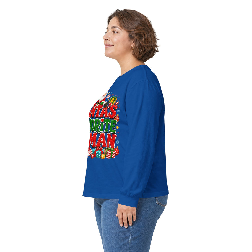 Santa's Favorite Human Long Sleeve Tee