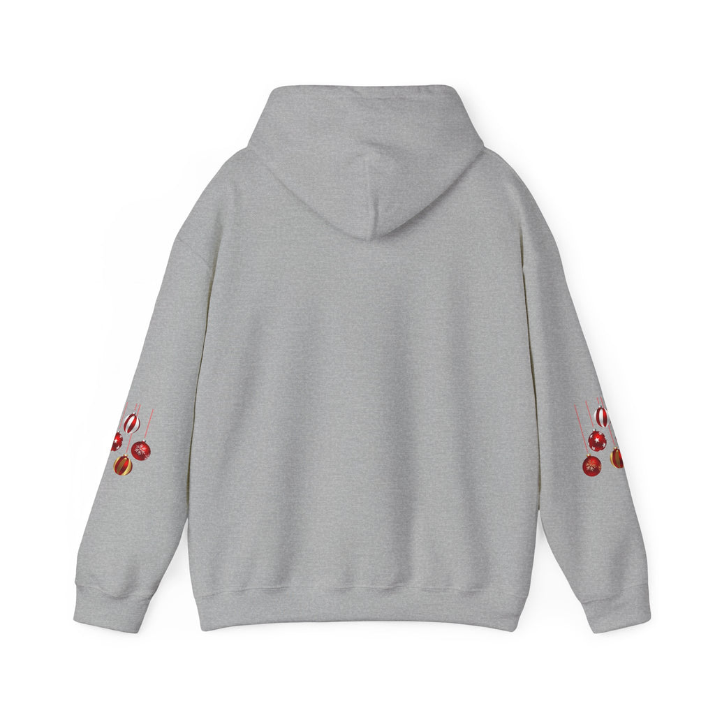 Christmas Hoodie - 'Merry Christmas' Festive Holiday Santa Hat & Holly Pullover