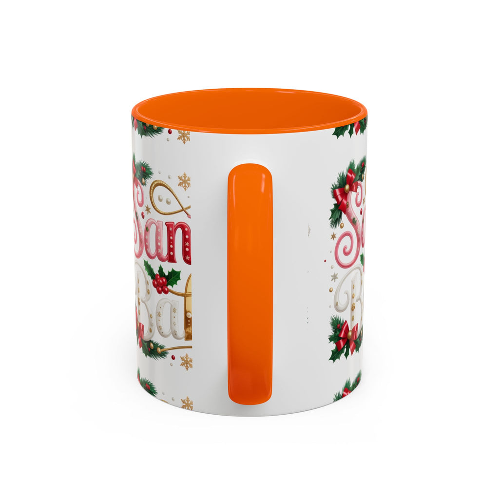 Santa Baby Christmas Accent Mug – Festive Holiday Coffee Cup (11/15oz)
