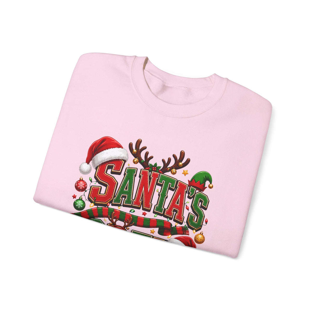 Santa's Crew Christmas Sweatshirt — Festive Holiday Crewneck