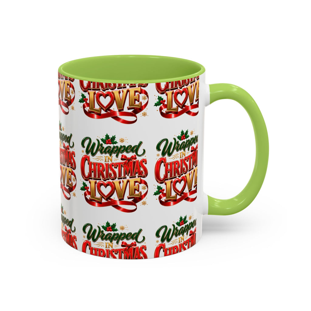 Wrapped Christmas Love Accent Coffee Mug – Festive Holiday Tea & Cocoa Cup