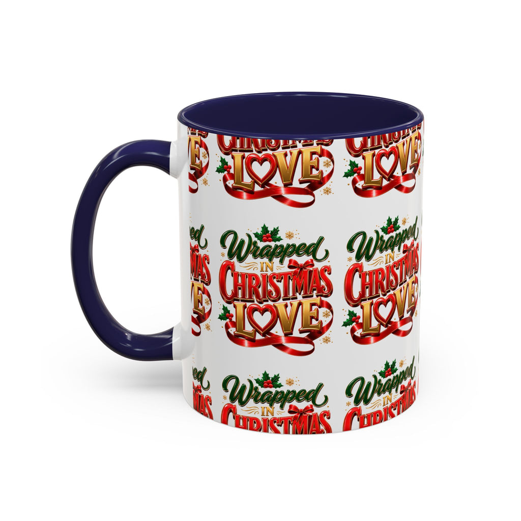 Wrapped Christmas Love Accent Coffee Mug – Festive Holiday Tea & Cocoa Cup