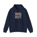 Merry and Bright Hoodie — Festive Christmas Holiday Sweatshirt