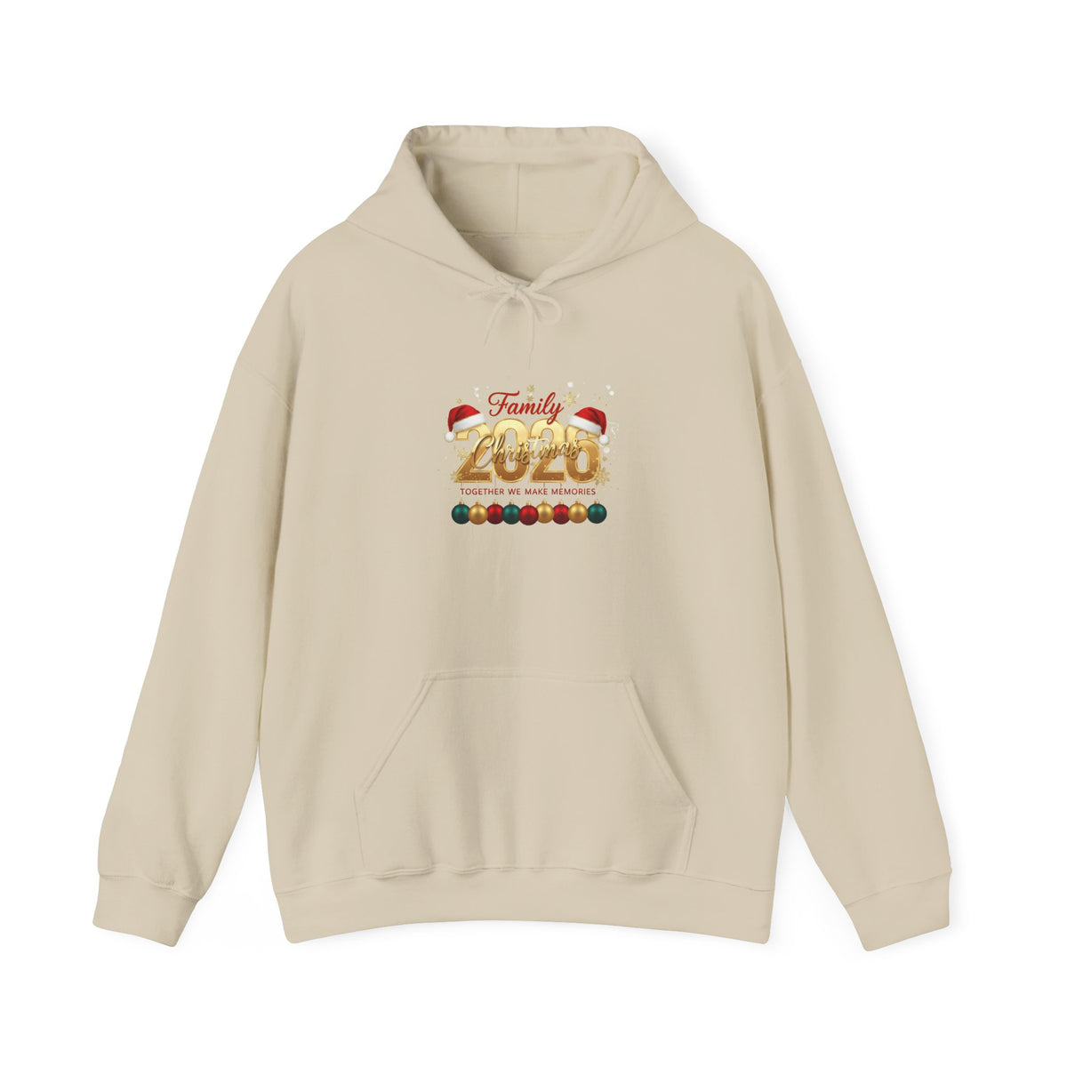 2026 Family Christmas Hoodie - "Together We Make Memories" Holiday Sweatshirt