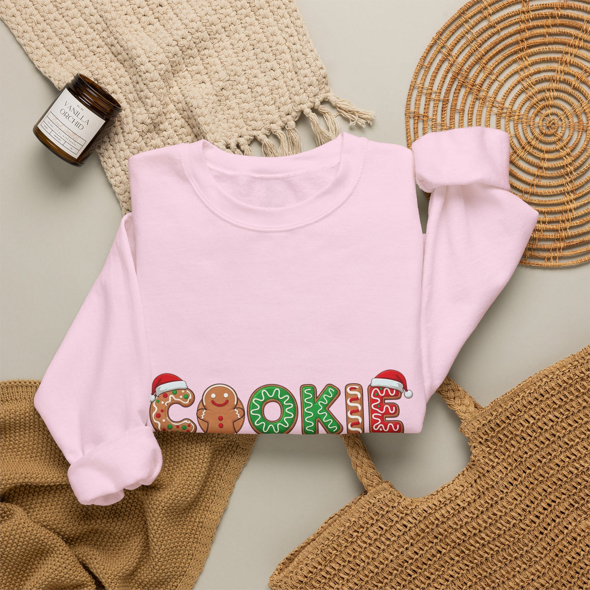 Cookie Crew Sweatshirt — Holiday Gingerbread Christmas Crewneck