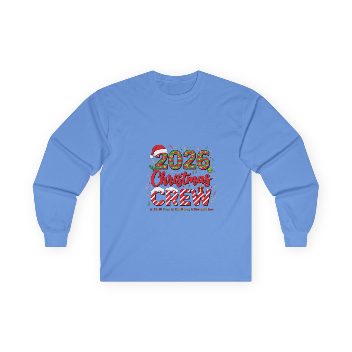 2026 Christmas Crew Long Sleeve Tee