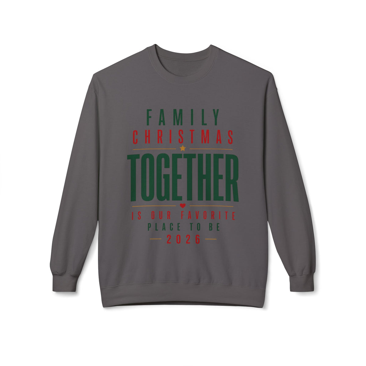 Family Christmas Together 2026 Crewneck Sweatshirt