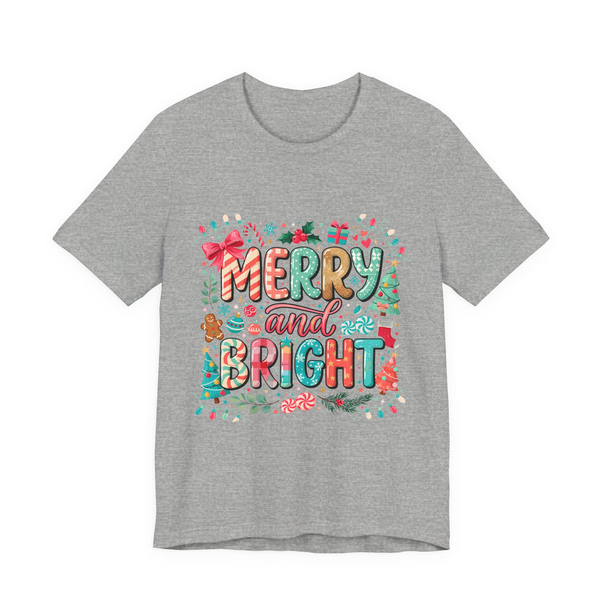 Merry and Bright Christmas Tee