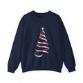Christmas Ribbon Tree Crewneck Sweatshirt — Minimal Holiday Pullover