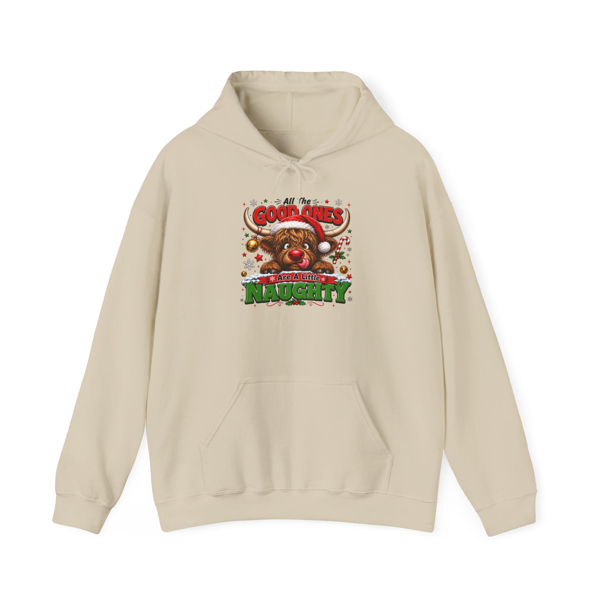 Christmas Reindeer Hoodie – Cute Rudolph Face "Are A Little" Holiday Sweatshirt