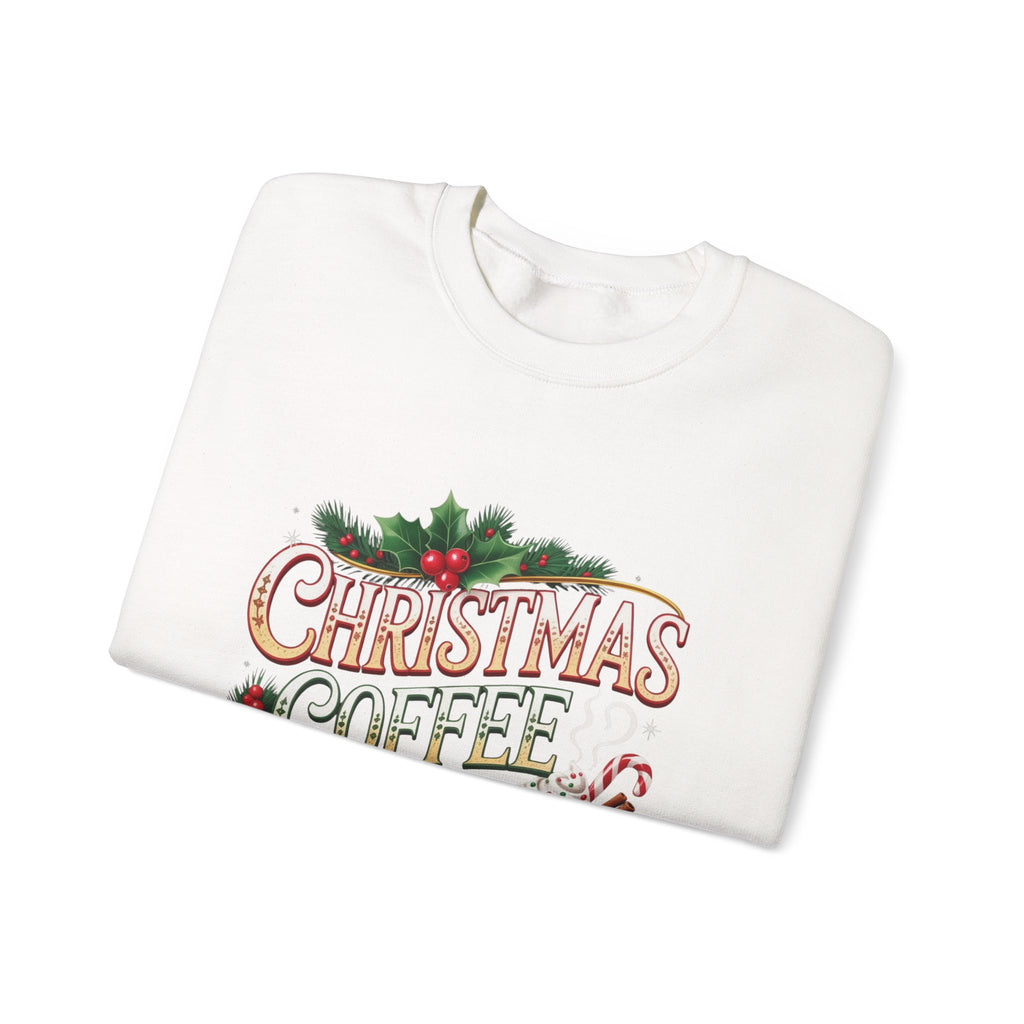 Christmas Coffee Club Sweatshirt — Cozy Holiday Crewneck for Coffee Lovers