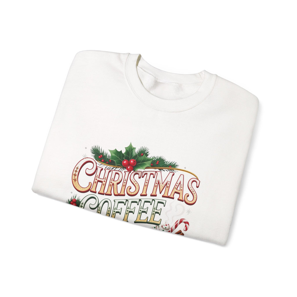 Christmas Coffee Club Sweatshirt — Cozy Holiday Crewneck for Coffee Lovers