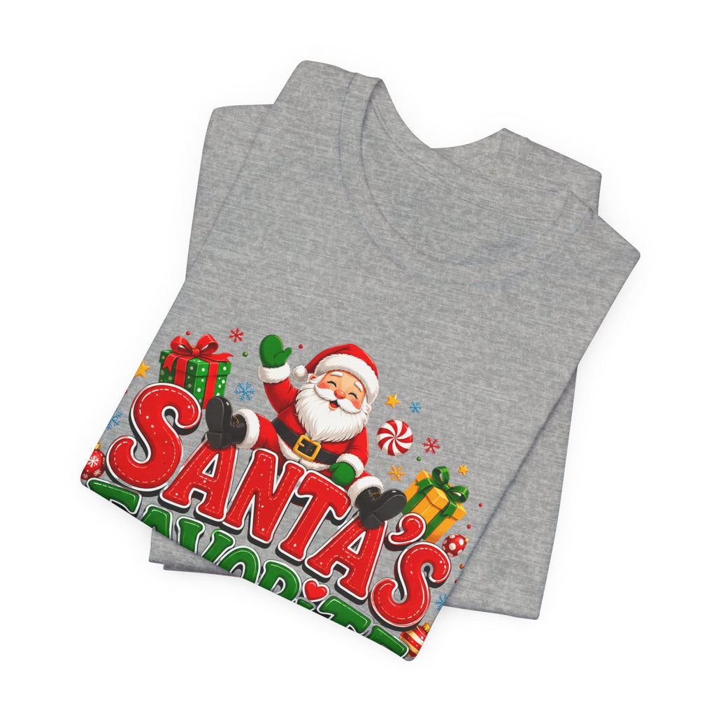 Santa's Favorite Human T-Shirt — Funny Christmas Holiday Tee