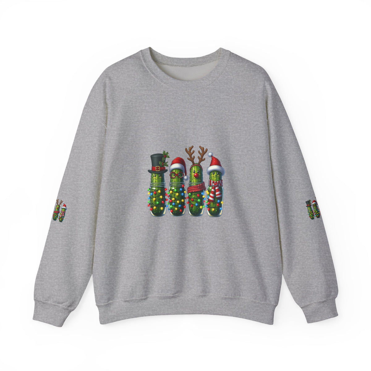 Christmas Pickle Crewneck Sweatshirt — Festive Pickle Family Holiday Sweatshirt