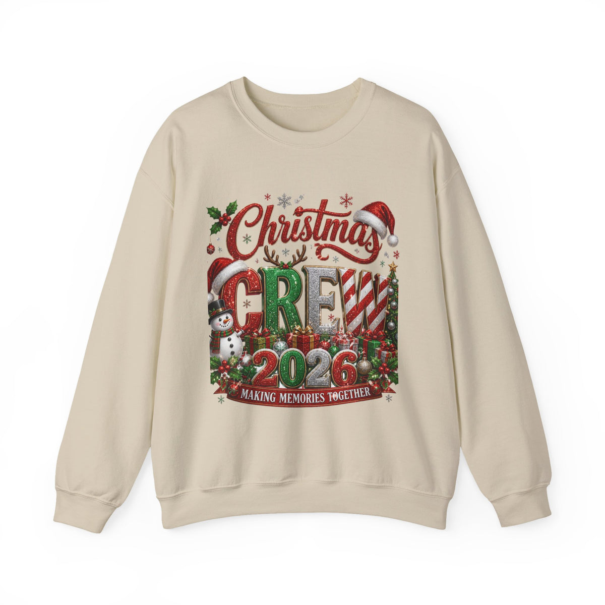 Christmas Crew 2026 Sweatshirt — "Making Memories Together" Holiday Crewneck