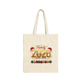 2026 Family Christmas Canvas Tote Bag — Personalized Holiday Ornament Design
