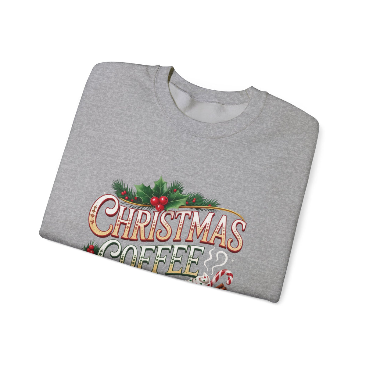 Christmas Coffee Club Sweatshirt — Cozy Holiday Crewneck for Coffee Lovers