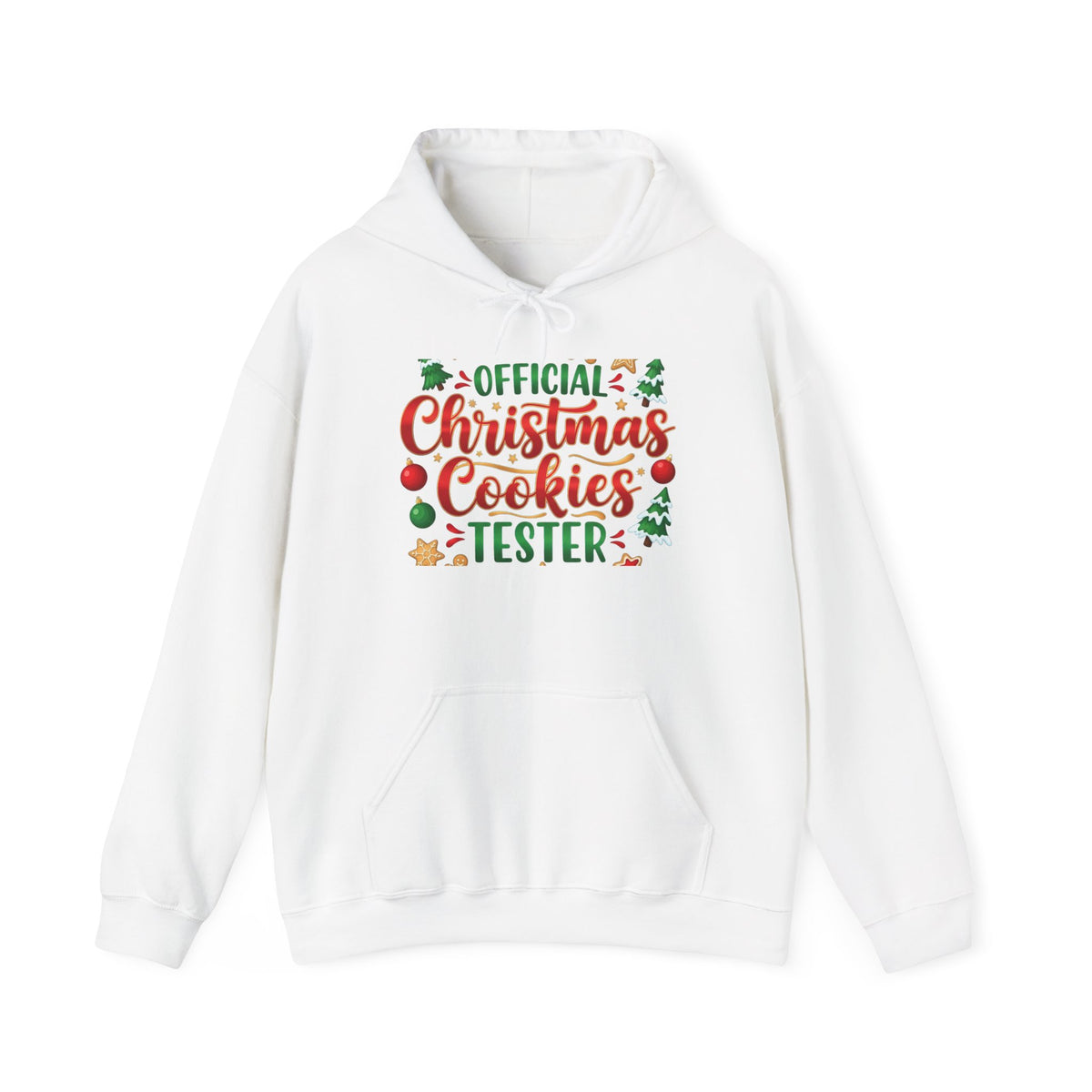 Official Christmas Cookies Tester Hoodie — Festive Holiday Baking Sweatshirt