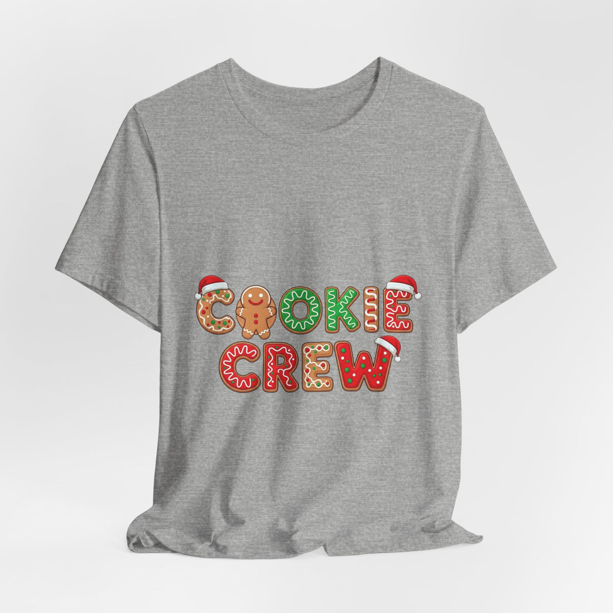 Cookie Crew Christmas Tee — Festive Gingerbread Holiday Shirt