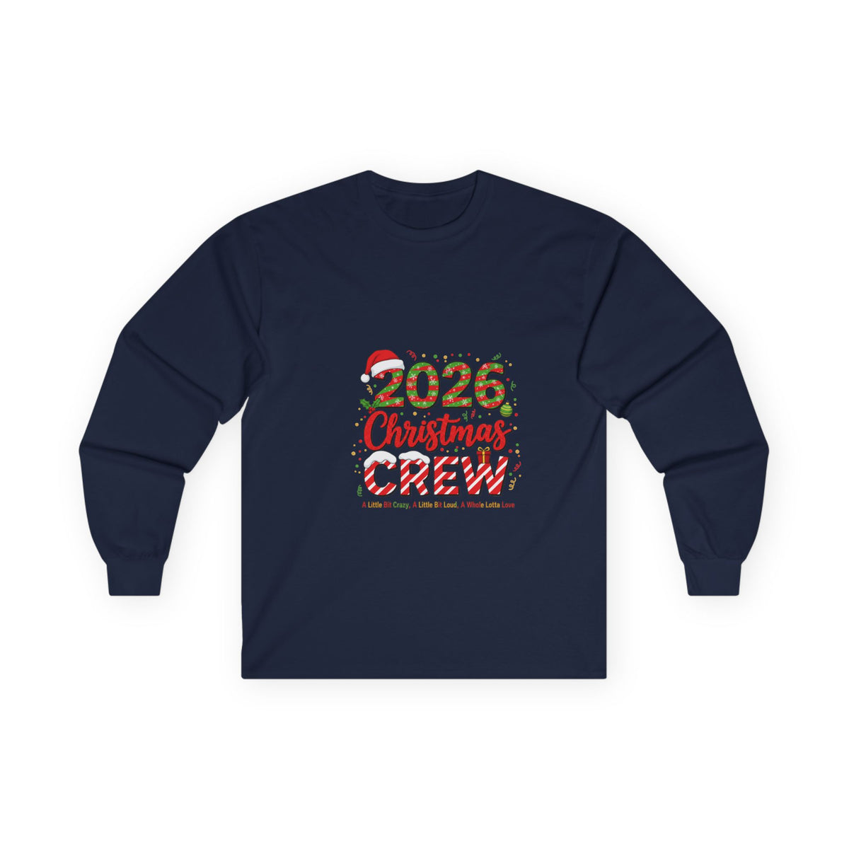 2026 Christmas Crew Long Sleeve Tee