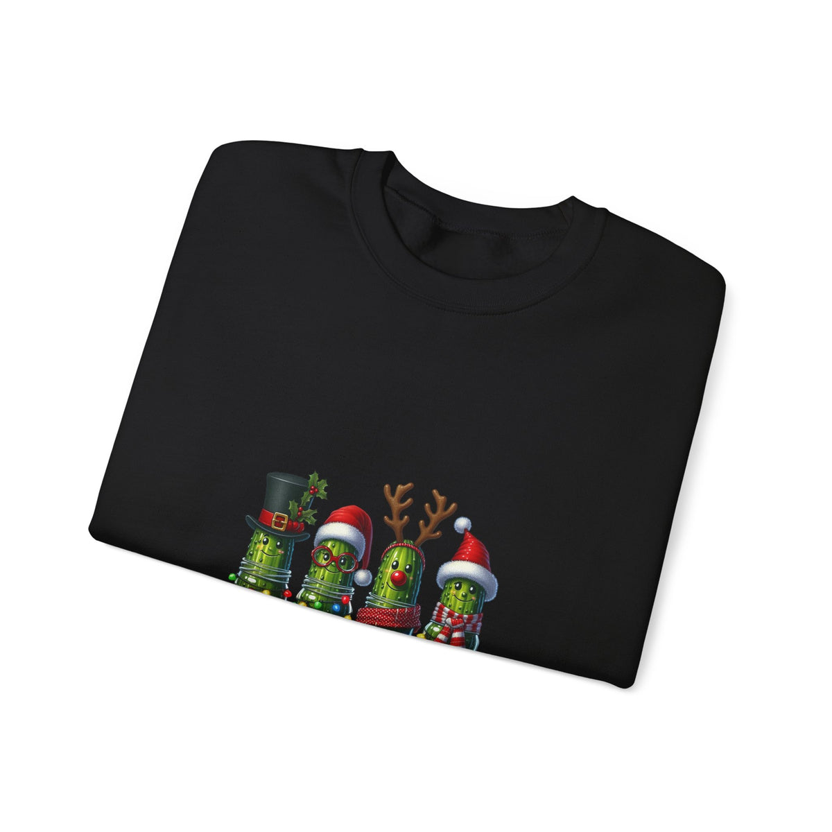 Christmas Pickle Crewneck Sweatshirt — Festive Pickle Family Holiday Sweatshirt