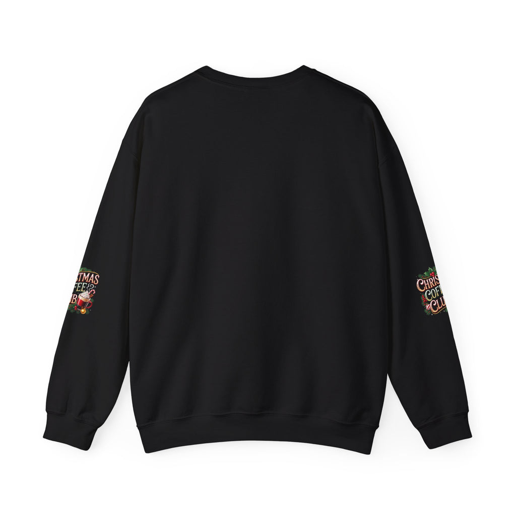 Christmas Coffee Club Sweatshirt — Cozy Holiday Crewneck for Coffee Lovers