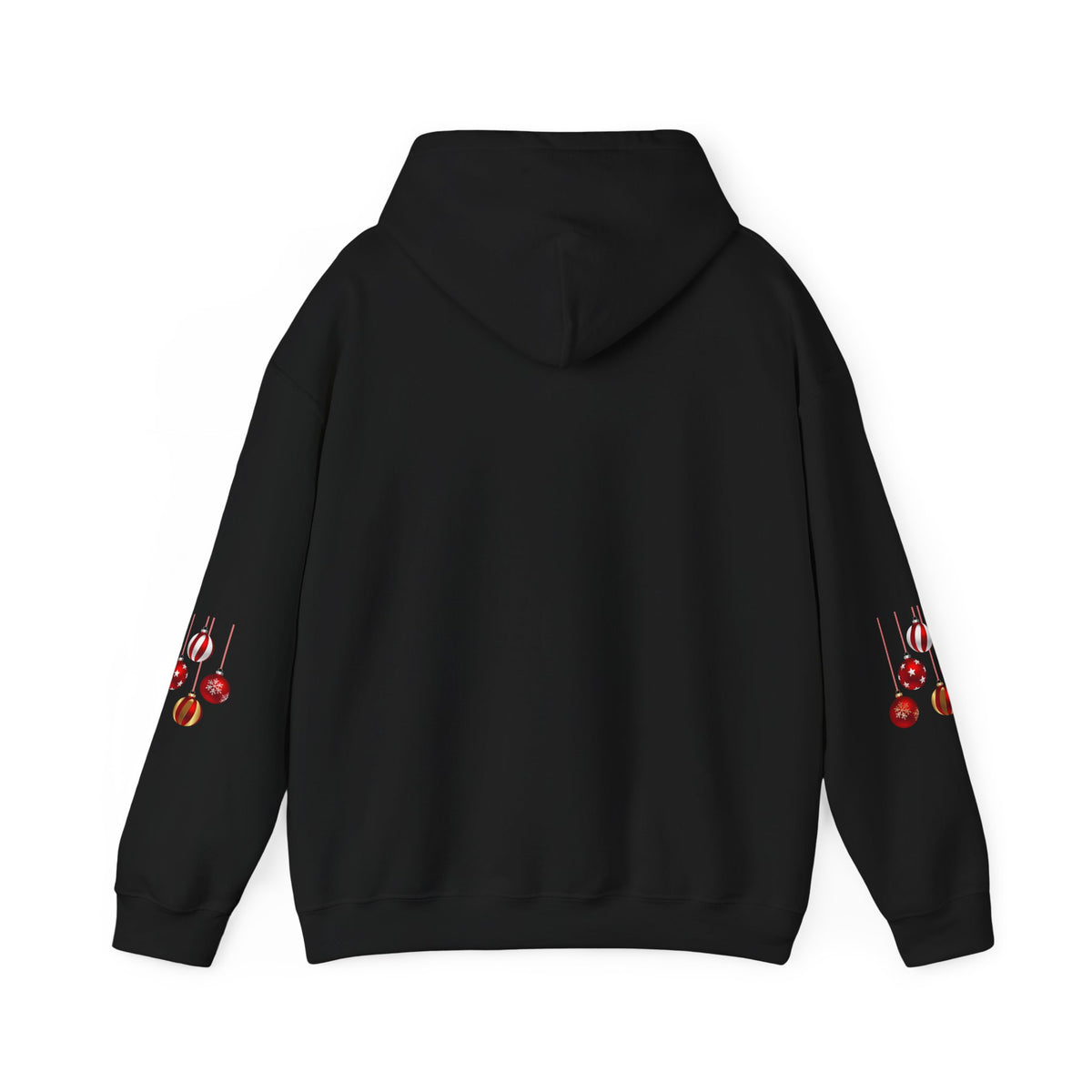 Christmas Hoodie - 'Merry Christmas' Festive Holiday Santa Hat & Holly Pullover