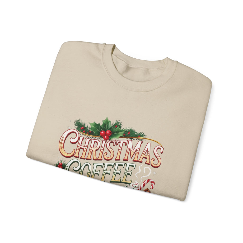 Christmas Coffee Club Sweatshirt — Cozy Holiday Crewneck for Coffee Lovers