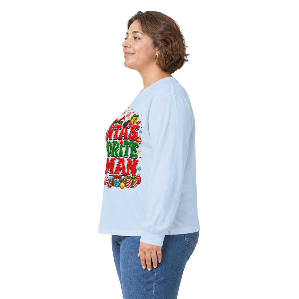 Santa's Favorite Human Long Sleeve Tee