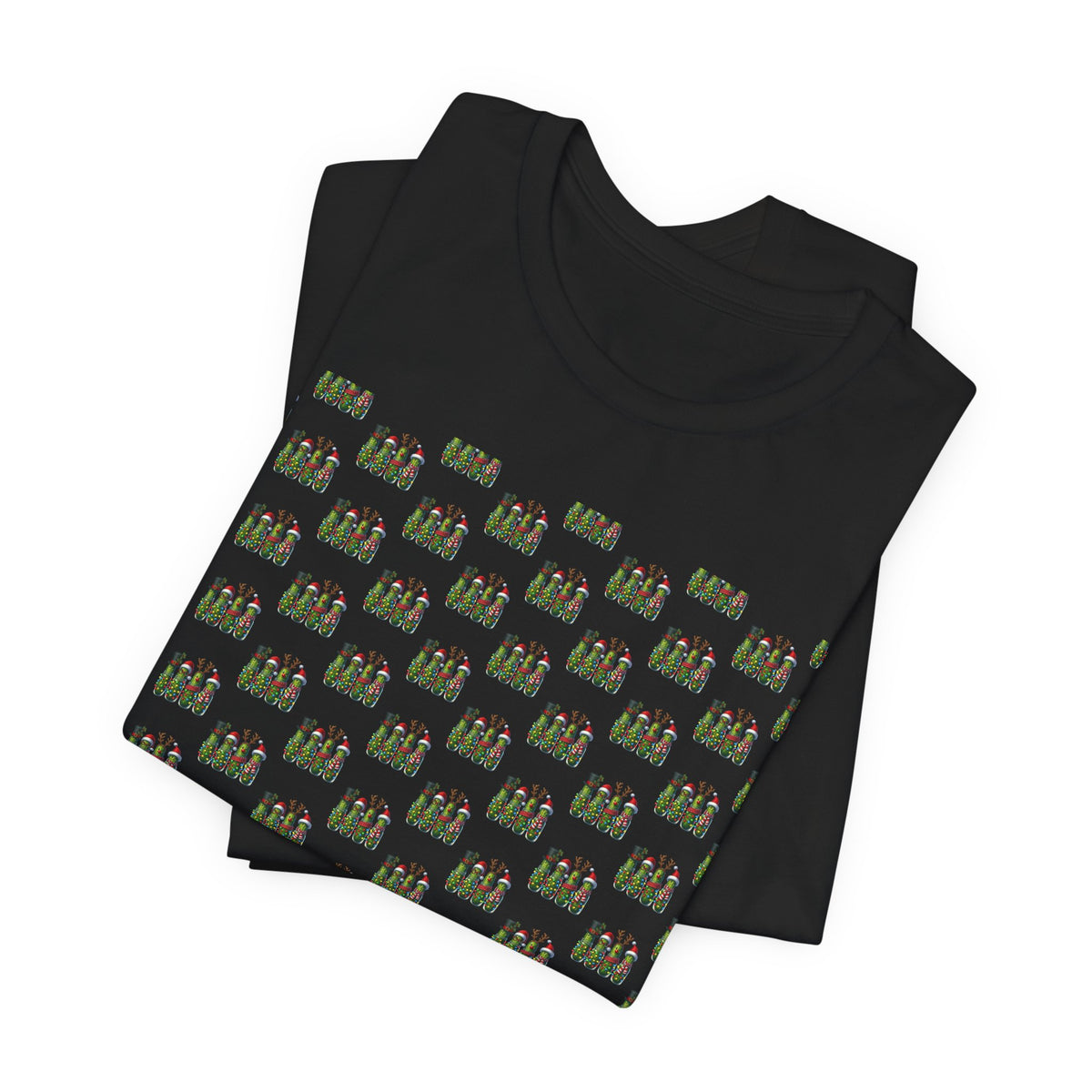 Binocular Pattern T‑Shirt — Retro Explorer Optics Graphic Tee