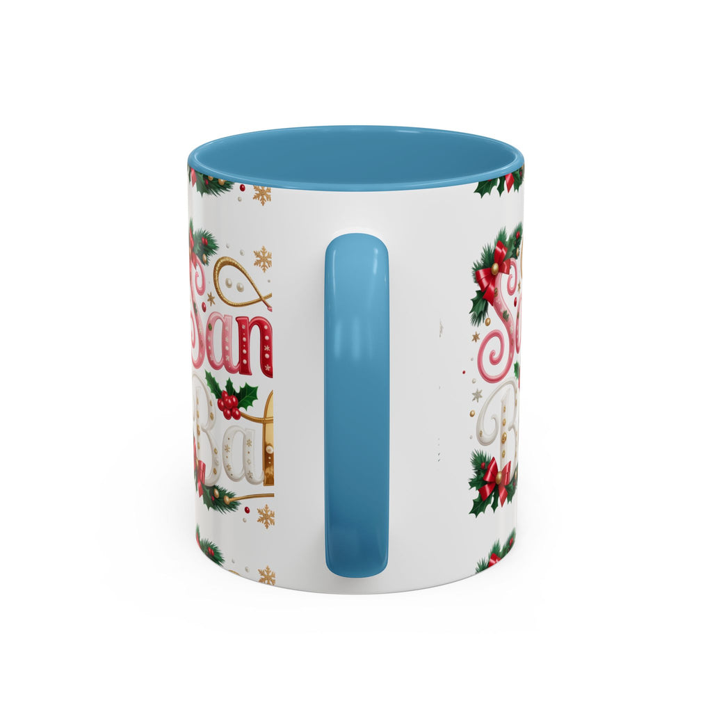 Santa Baby Christmas Accent Mug – Festive Holiday Coffee Cup (11/15oz)