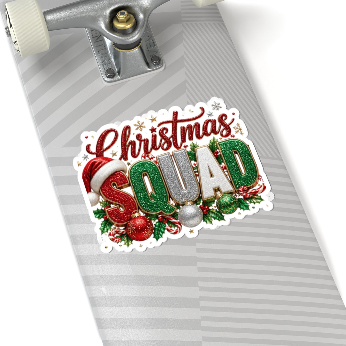 Christmas Squad Sticker — Festive Kiss-Cut Holiday Decal