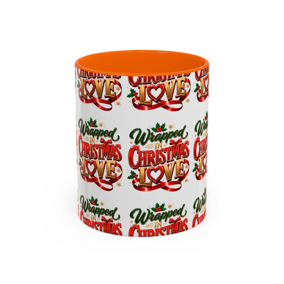 Wrapped Christmas Love Accent Coffee Mug – Festive Holiday Tea & Cocoa Cup